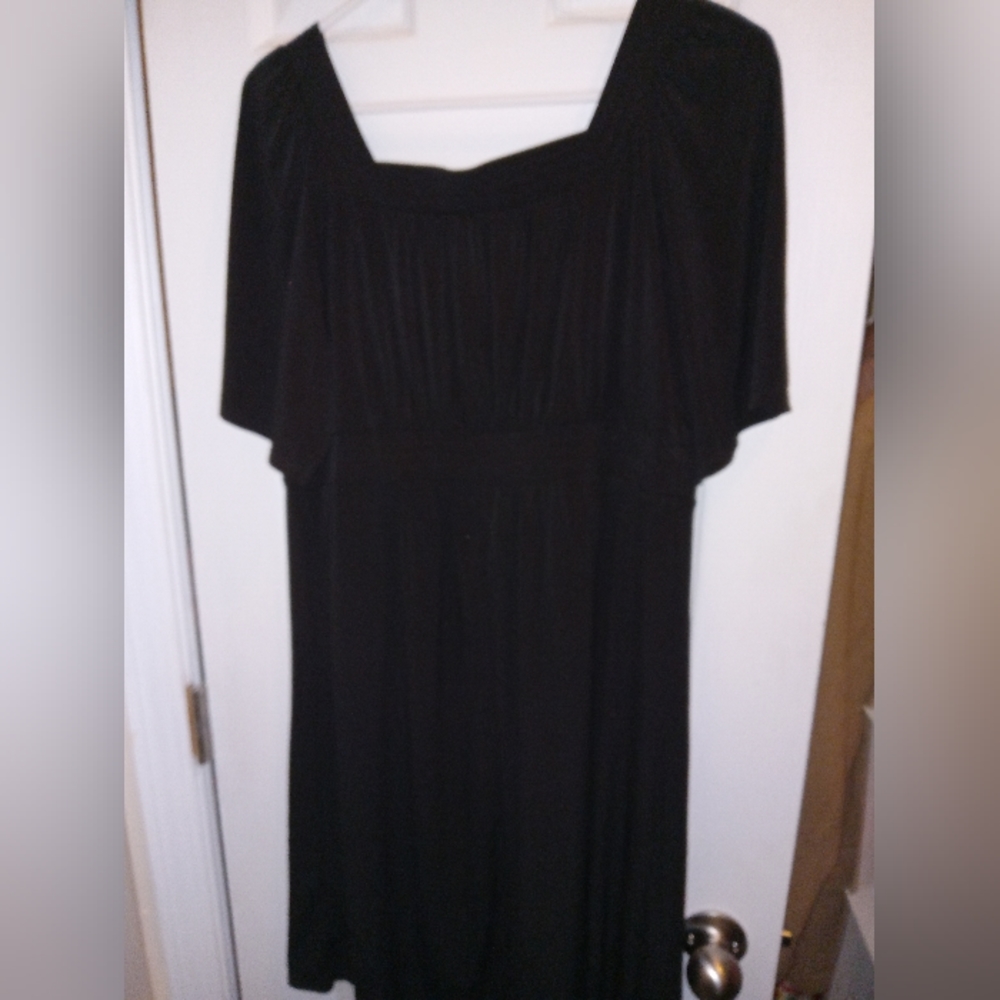 George stretch black dress